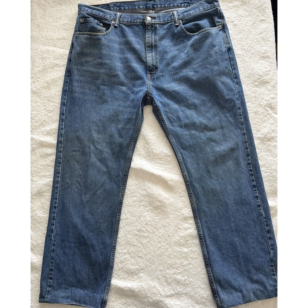Levis 559 Mens Jeans 42x30 Original Fit Straight Leg Medium Wash